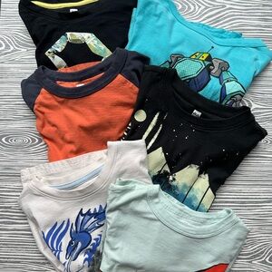 Tea Collection bundle of boys long sleeved shirts size 6